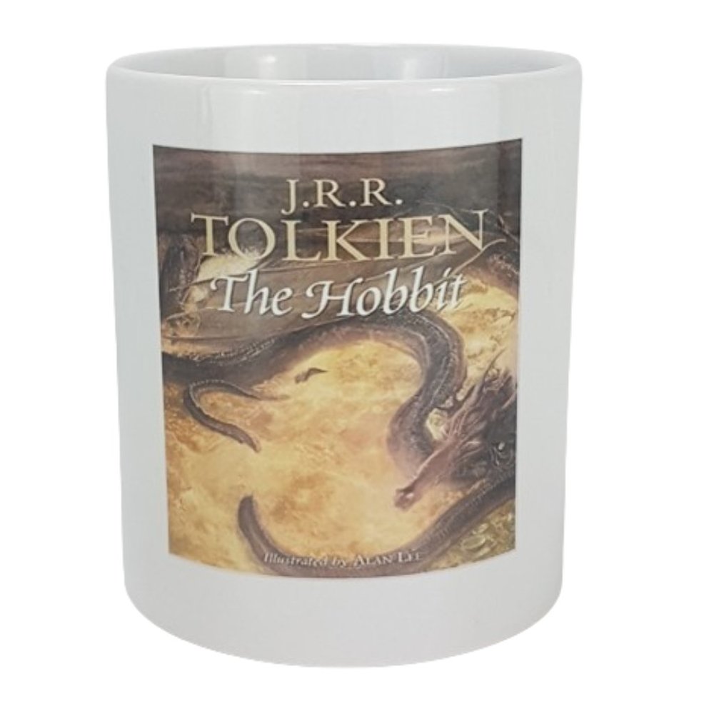 Vintage J.R.R. Tolkien The Hobbit Mug Teacup Smaug Dragon Wrym Graphic